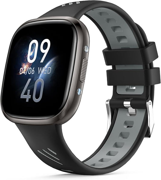 Health & Fitness Tracker (Answer/Make Calls), IP68 Waterproof Smart Watch with 24/7 Heart Rate, Blood Pressure, Blood Oxygen Monitor & Sleep Tracking, 110+ Exercise Mode Activity Tracker for Women Men