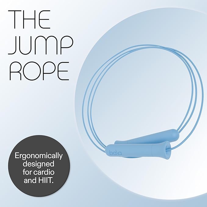 Bala Weighted Jump Rope for Women & Men - Adjustable & Replaceable Jumping Rope for Adults - Workout Jump Rope Ergonomically Designed for Cardio & HIIT - Skipping Rope with Silicone Handles