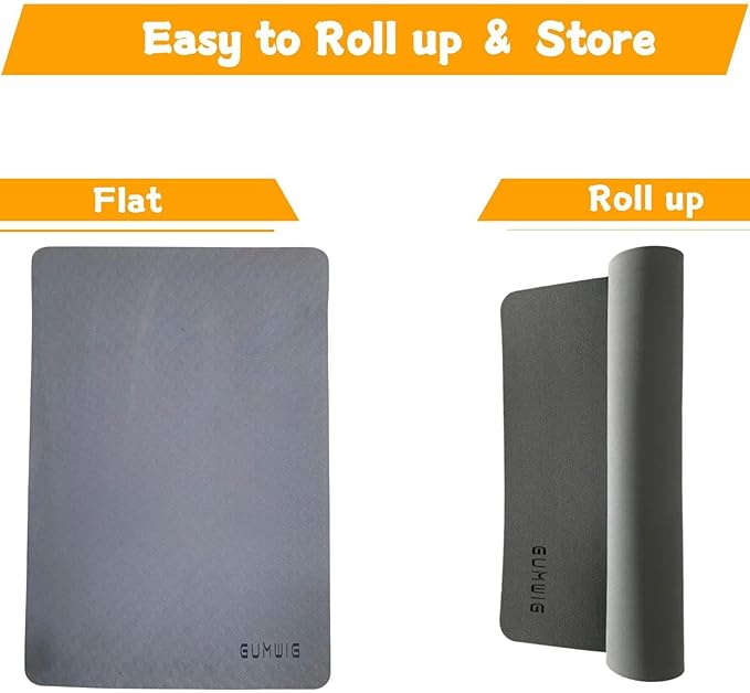 Under Desk Elliptical Equipment Mat, Electric Leg Foot Exerciser Machine Mat while Sitting for Seniors, Anti-slip and Lightweight Ellipse Rubber Matt to Protect Concrete