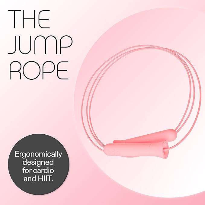 Bala Weighted Jump Rope for Women & Men - Adjustable & Replaceable Jumping Rope for Adults - Workout Jump Rope Ergonomically Designed for Cardio & HIIT - Skipping Rope with Silicone Handles