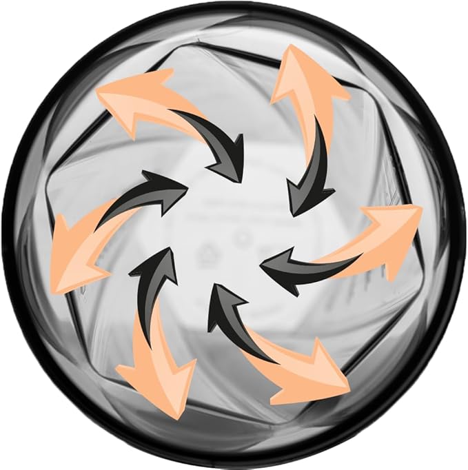 HELIMIX 2.0 Vortex Blender Shaker Bottle Holds upto 28oz | No Blending Ball or Whisk | USA Made | Portable Pre Workout Whey Protein Drink Shaker Cup | Mixes Cocktails Smoothies Shakes | Top Rack Safe