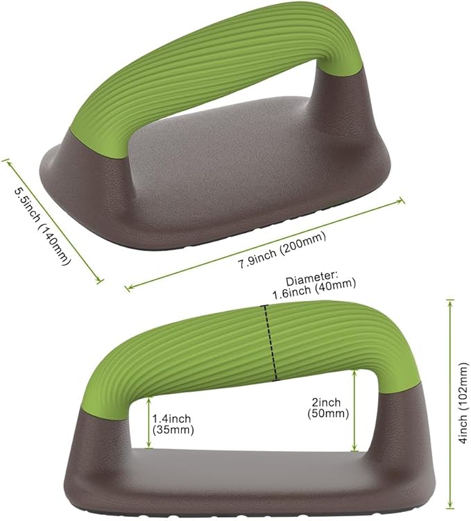 Push Up Bars – Ergonomic Pushup Handles for Floor Strength Training, Non-Slip Push-Up Stands with Soft Grip, Pushups Bars for Home Gym Workout