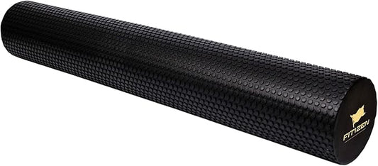 Fitizen Foam Roller – Muscle Massage Rehab Stiff Back Pain Physical Therapy Deep Tissue Firm Exercise Equipment Home Gym Stress Yoga Pilates for The Fit Citizen by FitNation