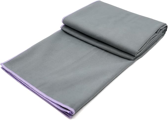 Eunzel Hot Yoga Towel Non-Slip Yoga Mat Towel Ultra-Absorbent Microfiber Towel for Hot Yoga, Pilates,Bikram and Workout 26.5"x 72"