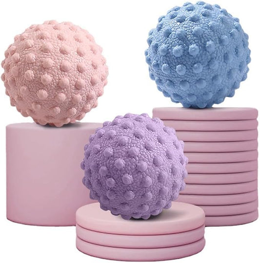 Muscle Massage Ball Set - 3 Pack, Massager Balls for Feet, Back, Arm, Neck, Shoulder, Leg Myofascial Release, Foot Arch Trainer Plantar Fasciitis, Relieving Muscle Pain