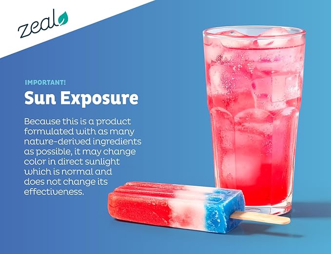 Zeal Electrolyte Powder Recovery Drink (30 Servings | Red White Blue Frozen Pop) w 0 Sugar +BCAAs +B-Vitamins Electrolyte Supplement w Potassium Zinc & Magnesium for Hydration - Keto Electrolytes