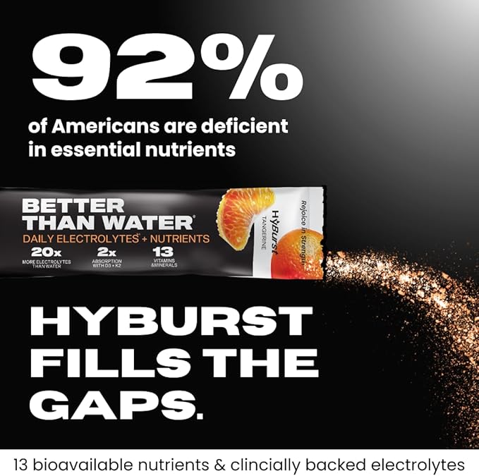 Electrolyte & Vitamin Supplement Powder, Drink Mix with B12, L-Theanine, D3, K2, Zinc, Magnesium, Potassium, Supports Calm Focus & Energy, Tangerine Tango, 15 Pack