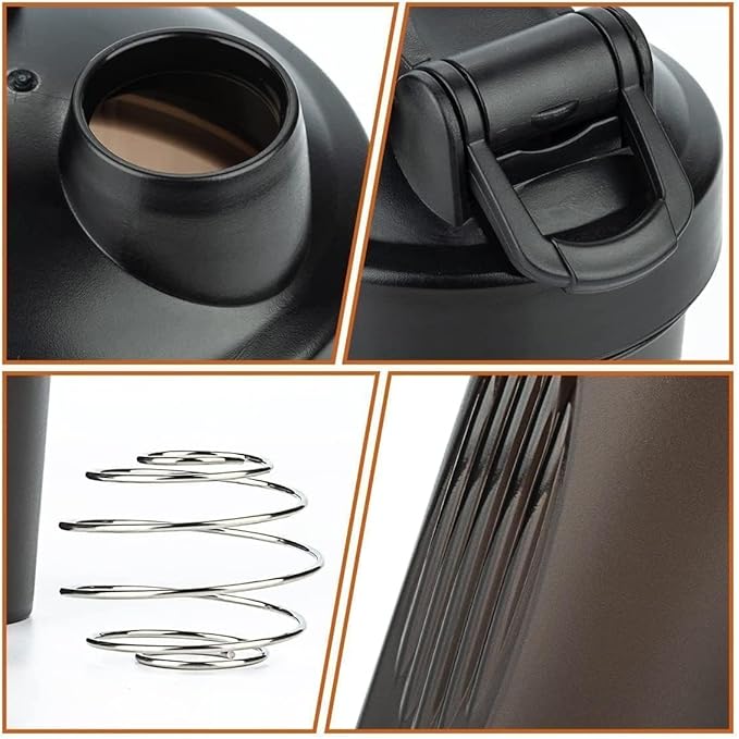 3 Color Value Pack Snap Shaker Bottles for Pre-Workout Protein Drink Mixes(Black,White,Pink)w. Whisk Ball-Scale Marks 4-8-12 Oz,Anti-Leak,BPA Free,Classic Loop,Dishwasher Safe,Easy to Clean,Wide Mouth