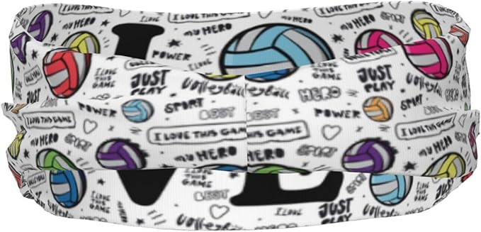 Sports Headband Moisture Wicking Sweatband for Men Women Running Cycling Yoga Fitness Workout