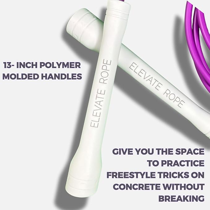 Professional Speed Rope - 3m Adjustable Skipping rope, 5mm PVC with Nylon Core for Cardio, Double Unders & Crossfit - Durable Jump Rope Used for Indoor/Outdoor Training.