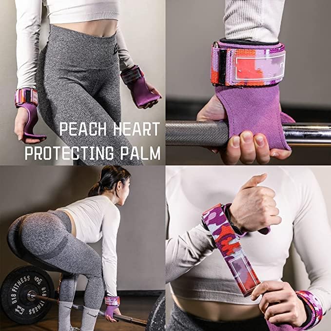 Adjustable Neoprene Padded Wrist straps for Weightlifting,Weight Lifting Straps Gym weight lifting wrist wraps,Gym Accessories for women for Men/Women(Pair)