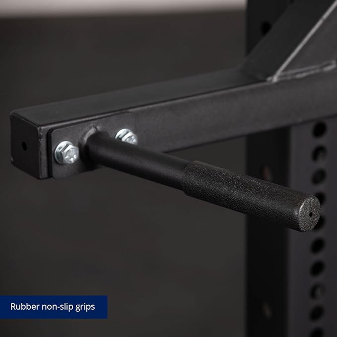 Titan Fitness X-3 Series Dip Bars, J-Hook Style Rack Mounted Dip Attachment, 880 LB Capacity, Fits 3" X 3"Tubular Steel