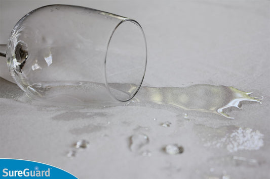 SureGuard Twin Size Mattress Protector - 100% Waterproof, Hypoallergenic - Premium Fitted Cotton Cover - Smooth