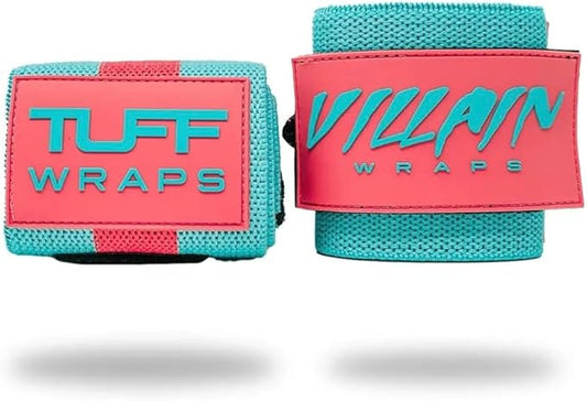 Villain Wrist Wraps for Weightlifting & Powerlifting – Adjustable Support Straps for Men and Women – Ideal for Strength Training, CrossFit, Bodybuilding – Durable Comfort to Eliminate Wrist Pain