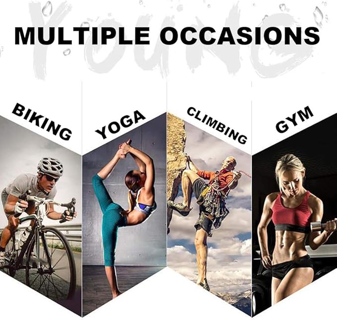 Peicees 20 Pack Microfiber Neck Cooling Towels Sports Sweat Towels Sweat Headband for Travel Beach Swimming Camping Climbing Gym Yoga Workout Backpacking