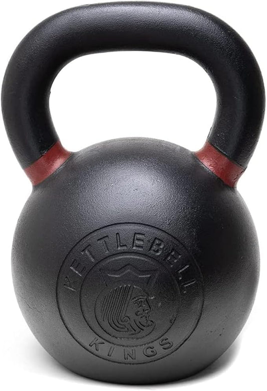 Kettlebell Kings Powder Coated Kettlebell Weights - 9-97 lb Strength Training Kettlebells for Men and Women - Hand Weights Workout Gym Equipment - Weights Set for Home Gym- New