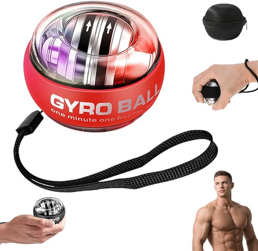 Wrist Ball, 2026 New Wrist Ball Exerciser, Auto-Start Wrist Balls Hand Exerciser, Adjustable Resistance, Hand Strengthening Devices for Strengthen Arms, Bones and Muscles, Joint Relief