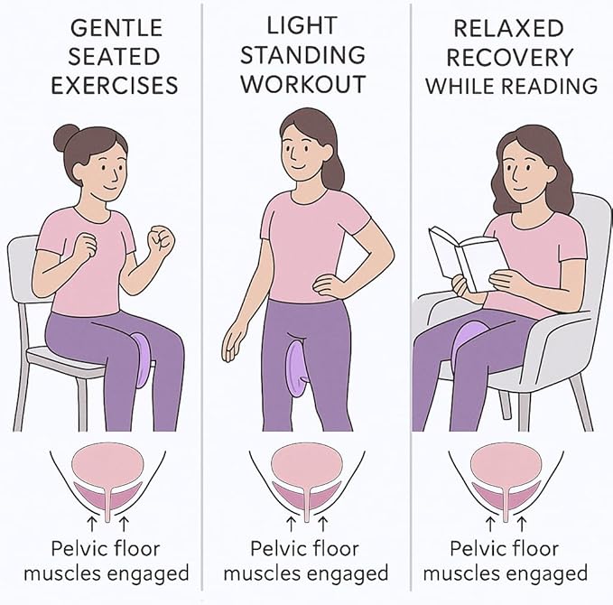 Pelvic floor trainer,pelvic Floor Exerciser for women,postpartum gifts Kegel Exercise Products,thigh excerciser for women,postpartum essentials kit,gift for New Mom,pelvic floor recovery device,purple