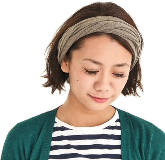 CHARM Organic Cotton Headband Pre-Tied Bandana - Mens Womens Hairband Chemo Head Bands