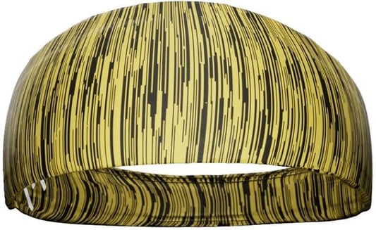 Unisex Headband/Sweatband. Best for Sports, Fitness, Working Out, Yoga. Tapered Design. Reversible.