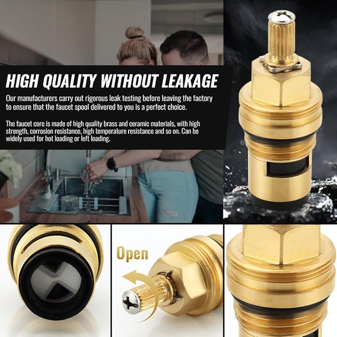Kitchen Faucet Cartridge for Grohe 45883000 Cartridge Replacement Part, Cold Flow Right Side Installation Suitable for Shower Bathroom Faucet Stem Replacement (45883000 1pcs)