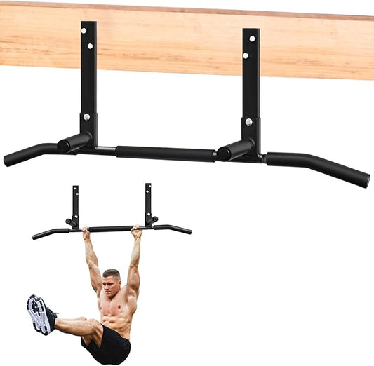 ATENTO Pull Up Bar, Chin Up Bars Ceiling Mount, Workout for Home Gym, Beam, Crossfit - Heavy-Duty, Foam Grip, Easy installation