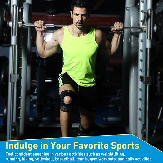 Knee Brace for Men Women Knee Pain Relief Patellar Tendon Support Strap Adjustable Patella Stabilizer Knee Straps for Meniscus Tear,Injury Recovery,Mcl