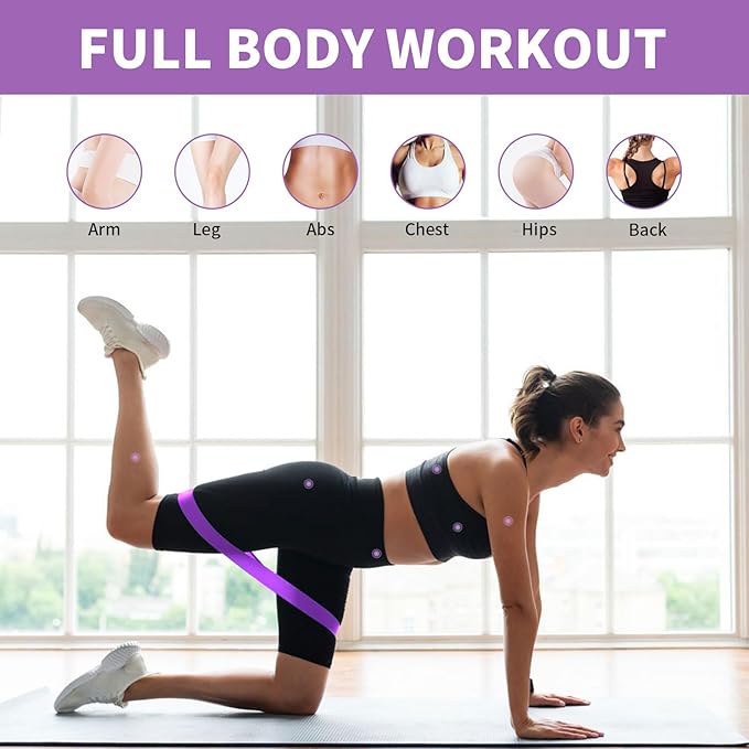 100 PCS Bulk Resistance Bands, Loop Exercise Bands Set for Gym Members Sports Class Students Gift, 5 Pieces Each Set with Storage Bag, Fitness Bands for Outdoor Home Gym Yoga Pilates