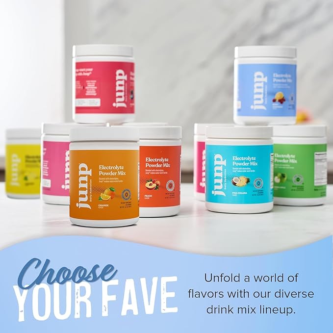 JUNP Electrolytes Powder No Sugar No Carbs – Fresh Berry Lemonade Keto Drink Mix - Potassium & Salt Electrolyte Hydration Powder Zero Calorie Sugar Free Electrolyte Powder, 90 Servings (Pack of 2)