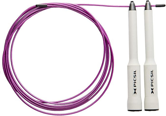 PICSIL - Sphinx Rope | 360° Spin Jump Rope | Dual Bearing System | Fast & Lightweight for Fitness, Cross Training Boxing | Adjustable Cable| Double Rolling |