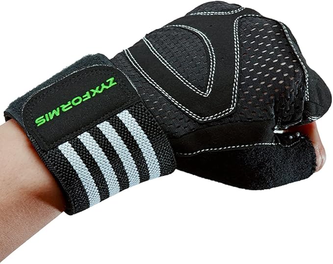 Workout Gloves for Men and Women, Breathable Lightweight Weight Lifting Gloves with Wrist Wrap Support, Excellent Grip Full Palm Protection for Weightlifting Fitness Training Climbing Gym