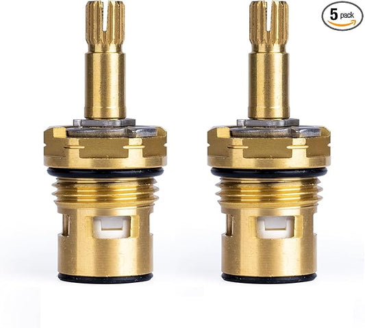 2 Packs Faucet Cartridge Compatible with American Standard 994053-0070A Bath & Kitchen Faucet Replacement Valve Cartridge, Brass