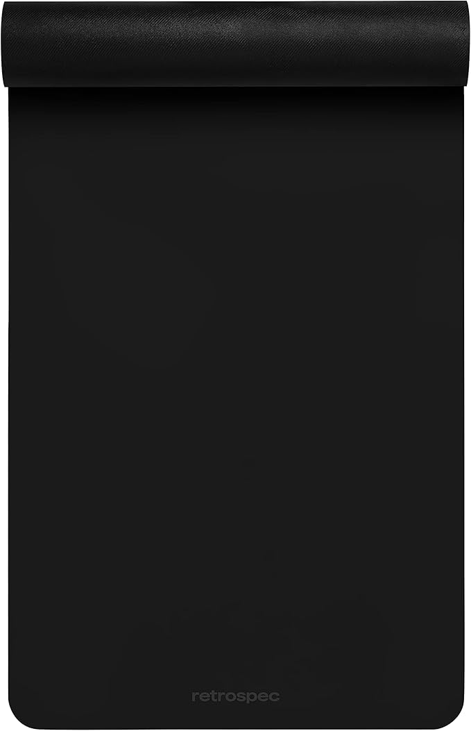 Retrospec Laguna 5mm Yoga Mat - Fitness Mat for Women, Men & Children, Slip-Resistant and Moisture Absorbing Exercise Mat for Home, Pilates, Yoga and Floor Workouts