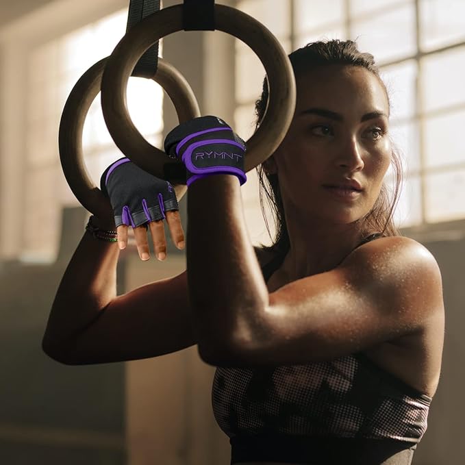 Workout Gloves with Wrist Wrap Support, Weight Lifting Gloves with Full Palm Protection & Extra Grip for Men Women Gym Exercise, Fitness, Weightlifting, Pull ups