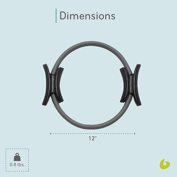 Balanced Body Ultra-Fit Circle Pilates Ring, Body Ring, Great Exercisers for Legs, Fitness Circle, Thigh Exercise, Pilates Circle, Pilate Ring Fitness Equipment for Home or Studio