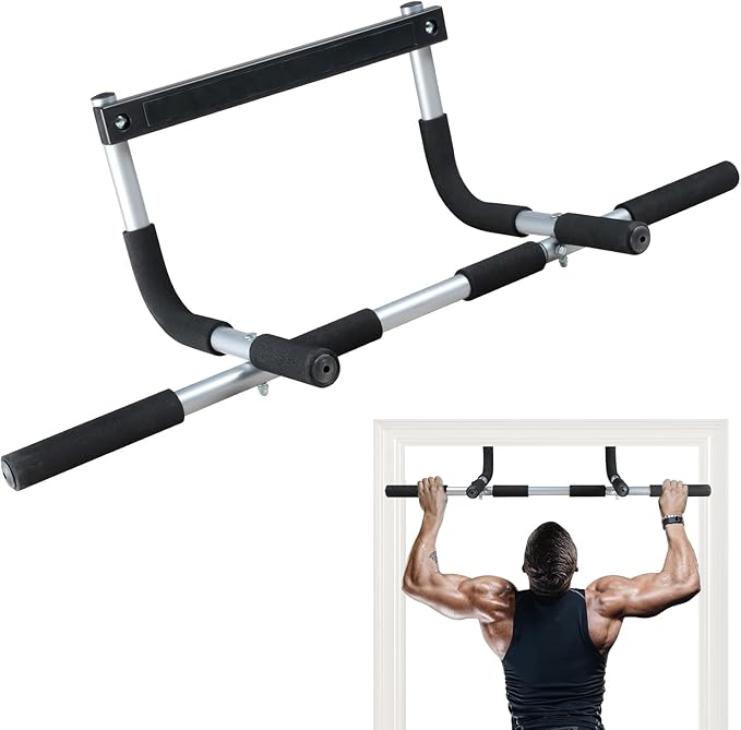 leikefitness Pull-Up Bar For Door Frame Adjustable Portable Upper Body Fitness Workout For Home Gyms