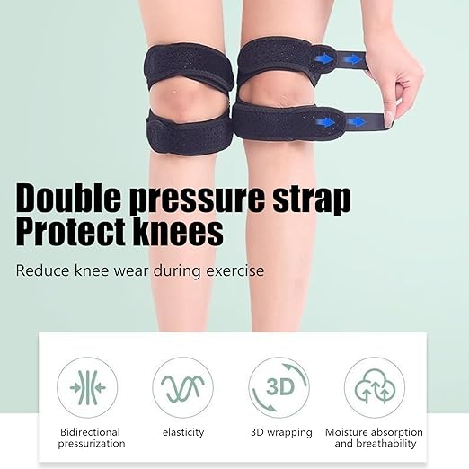 Patellar Tendon Support Strap, Knee Brace for Arthritis Pain and Support, Medical Patella Knee Brace for Knee Pain, Knee Brace for Meniscus Tear for Tendonitis Pain Relief Arthritis Men and Women