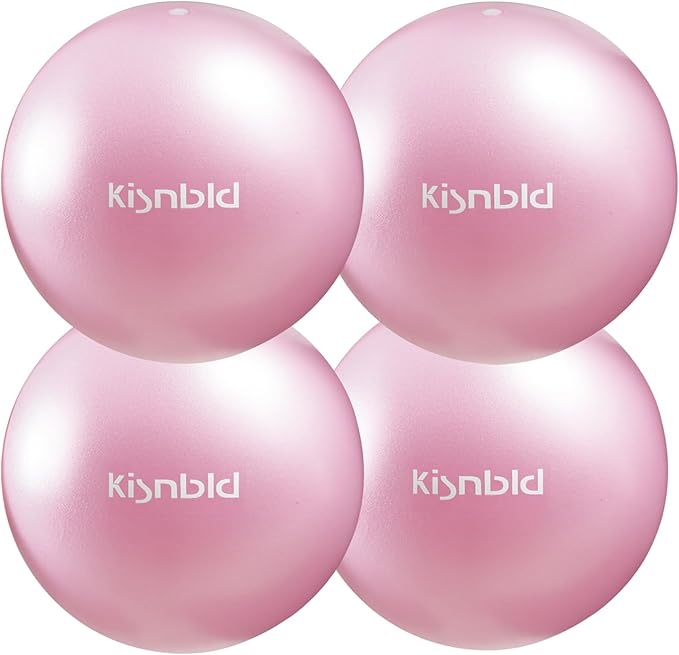 Small Exercise Ball, 9 Inch Mini Pilates Ball, Anti Burst and Slip Resistant Mini Yoga Ball for Stability, Fitness, Physical Therapy, Stretching & Core Strength Workout at Home Gym & Office