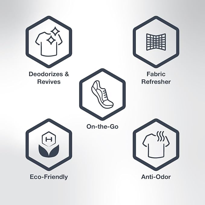 HEX Performance Deodorizing Spray, Unscented, 44oz (Pack of 2) - Awesome for Shoes, Gear, Activewear & Fabrics, Yoga Mats & Gym Equipment, Carpet, Pets, Odor Eliminator & Fabric Refresher Spray