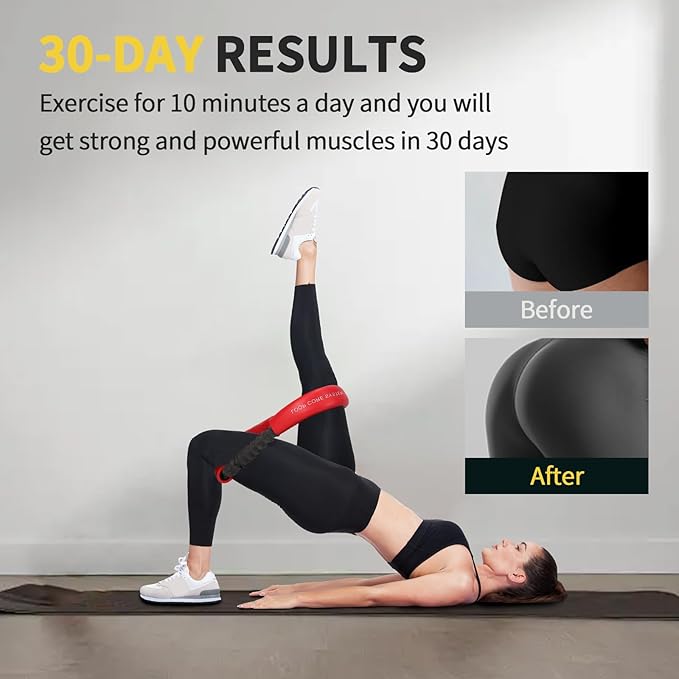 Hip & Core System, Resistance Loop to Stretch, Core Fitness Glute Workout Bands