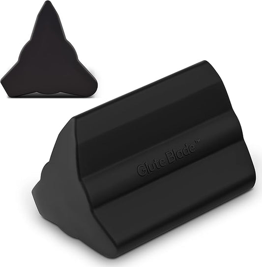 Piriformis Massage Roller with 3 Different Heads for Targeted Trigger Point Pressure, Relieve Pain and Tightness in The Low Back and Sciatica (Hard Density)