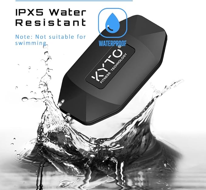 KYTO Heart Rate Monitor Chest Strap, ANT+/ Bluetooth, Compatible with iOS/Android APPs, Cycling/Yoga/Basketball/Running/Fitness Exercise/Boxing