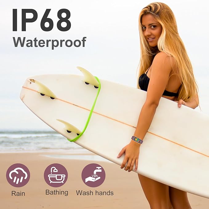 Fitness Tracker with 24/7 Heart Rate, Blood Oxygen, Sleep Tracker, 1.47''Waterproof Fitness Watch, Activity Tracker with Step Tracker for Women Men