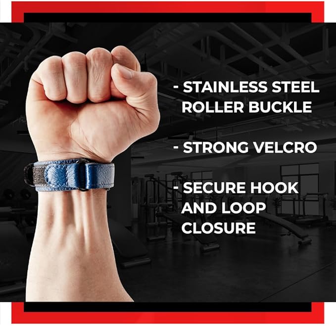 WARM BODY COLD MIND Leather Wrist Wraps for Weightlifting, Powerlifting, Gym – Heavy Duty Wrist Straps for Strength Training, for Men & Women