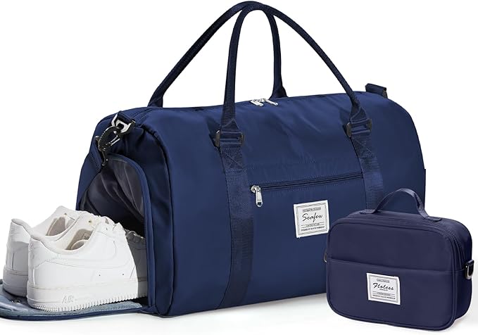 Gym Bag Womens,Travel Duffel Carry on Bag Sport Tote Bag Weekend Overnight Bag