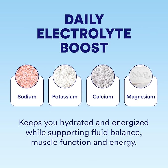 Cira Hydration Stick Packs Electrolyte Powder & Drink Mix for On-The-Go Dehydration Relief & Recovery - Peach Mango, 20 Servings