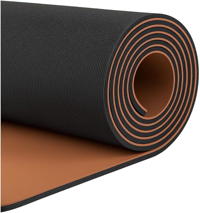 Yoga Mat Fitness Mat for Women, Men & Children, Slip-Resistant and Moisture Absorbing Exercise Mat for Home, Pilates, Yoga and Floor Workouts
