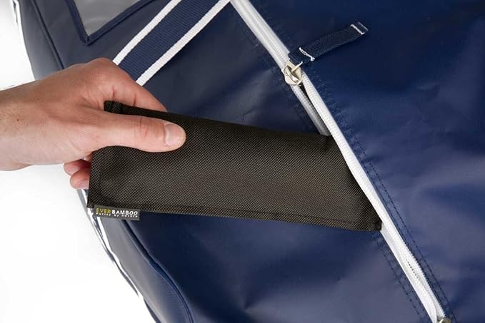 Ever Bamboo Hockey Gear Deodorizer Bag Set w/Bamboo Charcoal (4 x 50 g, 4-Pack)