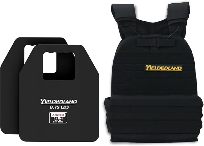 15lb/21lb Weighted Vest for Men and Women with Weight Vest Plates, Weight Vest for Strength and Endurance Training, Workouts, Running, Walking