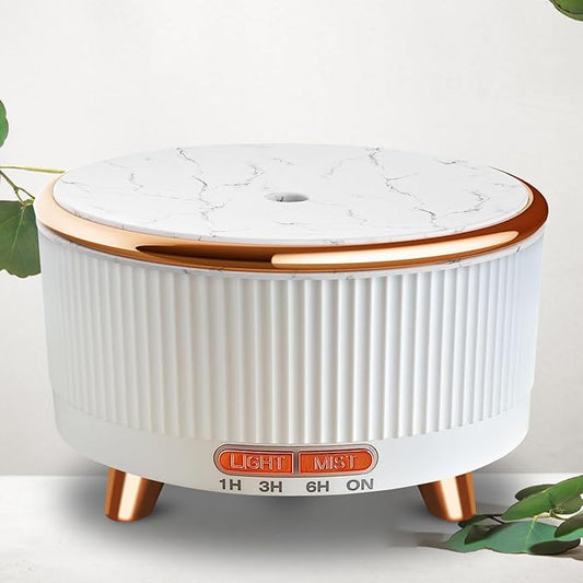 Essential Oil Diffusers for Home 500ml,Aromatherapy Diffusers for Essential Oils Large Room with 7 Colors Lights & 3 Mist Mode Waterless Auto Off,Cool Mist Humidifiers for Decor,White